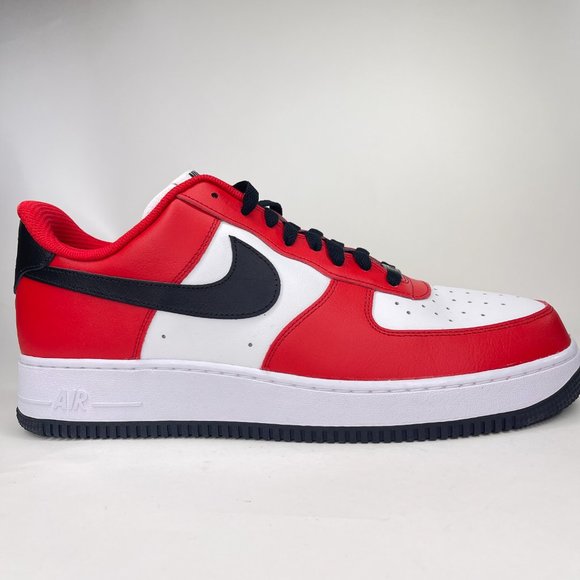 Nike Air Force 1 Low ID By You CHICAGO Red Black Shoes. Size 13 Style:CT7875-994 main image 6